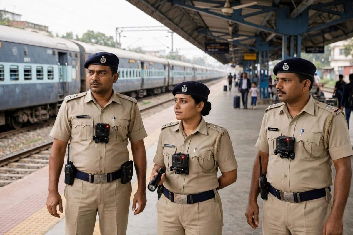 लंबी दूरी की ट्रेनों में सुरक्षा होगी और मजबूत, जीआरपी जवानों को मिले बॉडी कैमरे