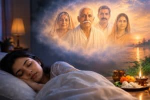 Swapna Shastra ancestors dream meaning Pitru Paksha: पितृ पक्ष में पूर्वजों से जुड़े सपनों का खास महत्व बताया गया है। जानें ऐसे सपनों के शुभ और अशुभ संकेत क्या हैं।