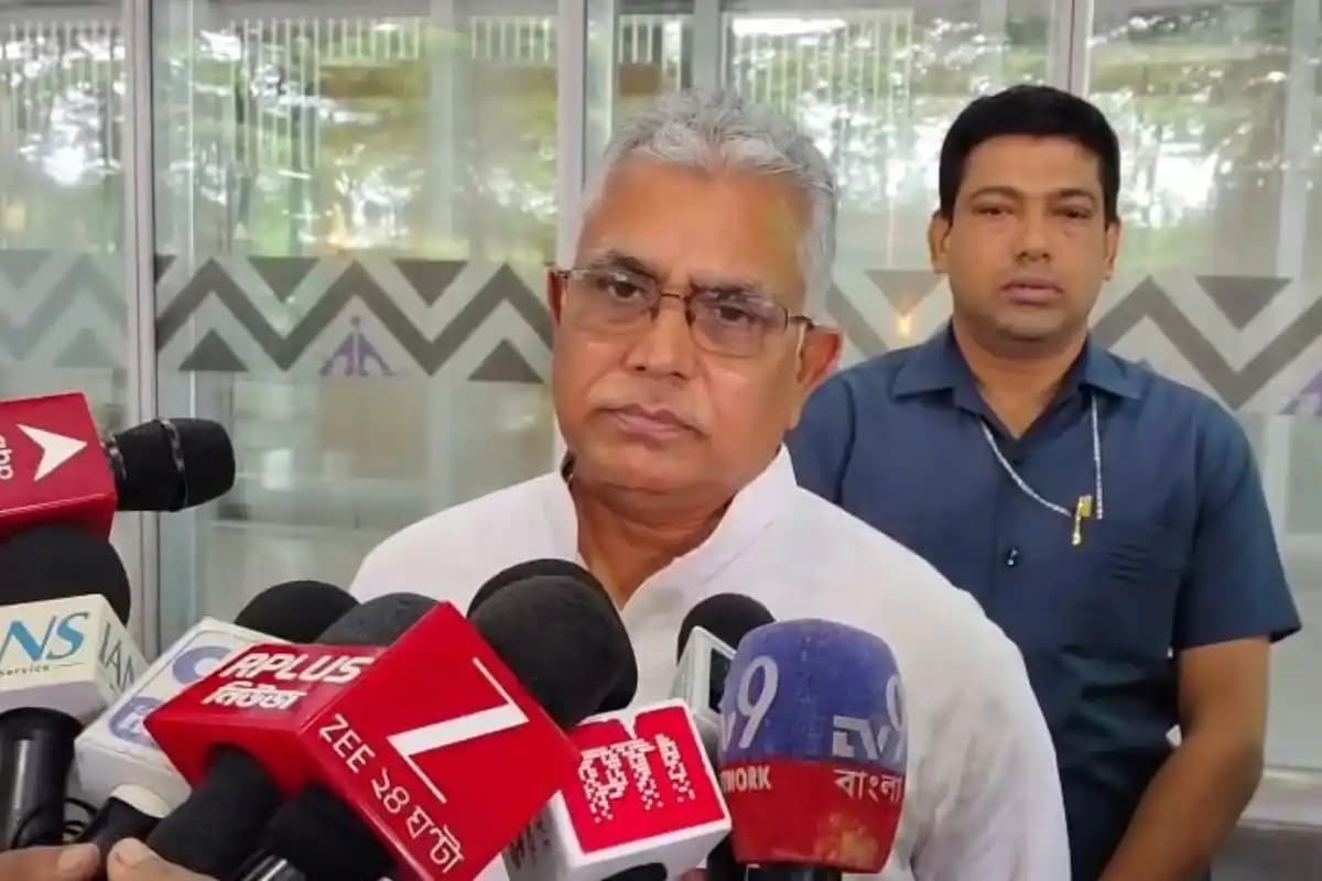 पश्चिम बंगाल में दिलीप घोष ने राज्य की राजनीति और आगामी चुनावों को लेकर रखी बात