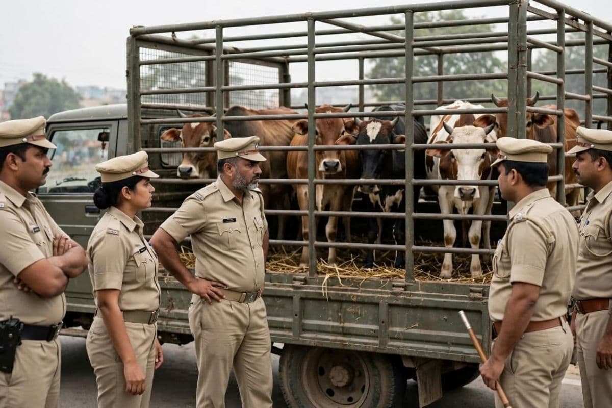 नागपुर में क्राइम ब्रांच की बड़ी कार्रवाई, करीब 79 गोवंश बरामद और एक आरोपी गिरफ्तार