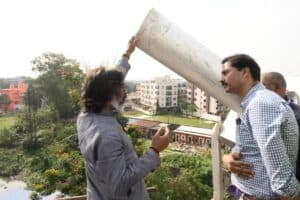 Hemant Soren News: हेमन्त सोरेन ने मेकॉन चौक से सिरमटोली चौक तक बन रहे फ्लाईओवर का औचक निरीक्षण किया