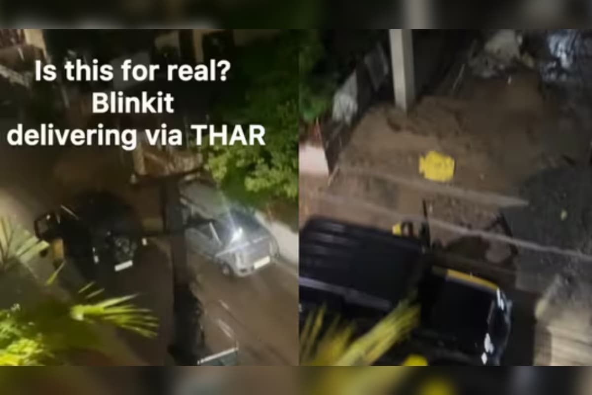महिंद्रा Thar में Blinkit डिलीवरी एजेंट: वायरल Video ने इंटरनेट पर मचाया तहलका