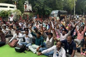 Vidarbha Mahasul Sevak Sangh Protest