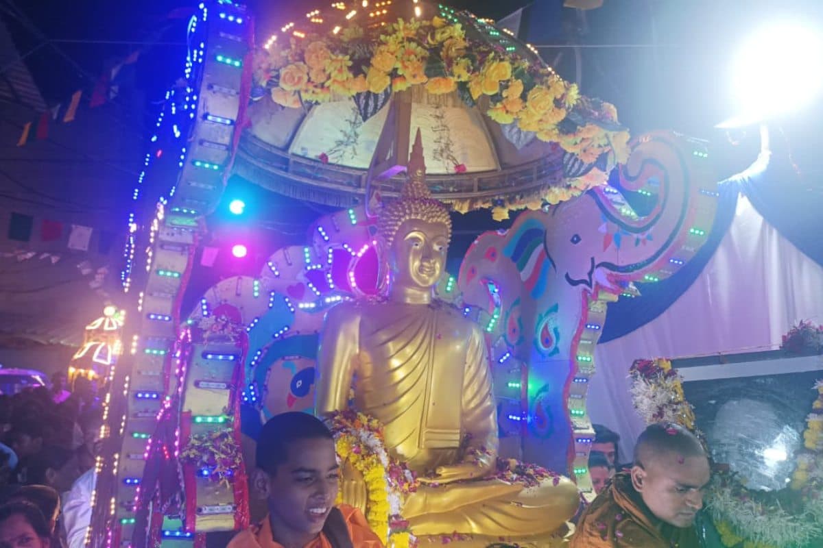 थाईलैंड से आई बुद्ध मूर्ति की भव्य प्रतिस्थापना, नागपुर में उत्सव का माहौल