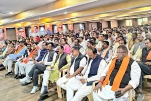छत्तीसगढ़ में निकाय एवं पंचायत चुनावों से पहले भाजपा रायपुर संभाग की बड़ी बैठक 2 chhattisgarh bjp news