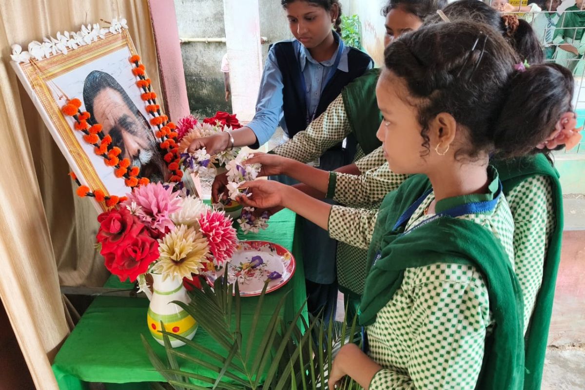 shibu soren ko tribute in nemra village gola ramgarh jharkhand