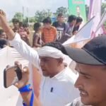 Vaishali Bihar Chunav News: Siddharth Patel protests at Nitish Kumar's program