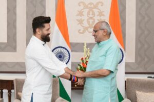 Chirag Paswan Congratulates C.P. Radhakrishnan