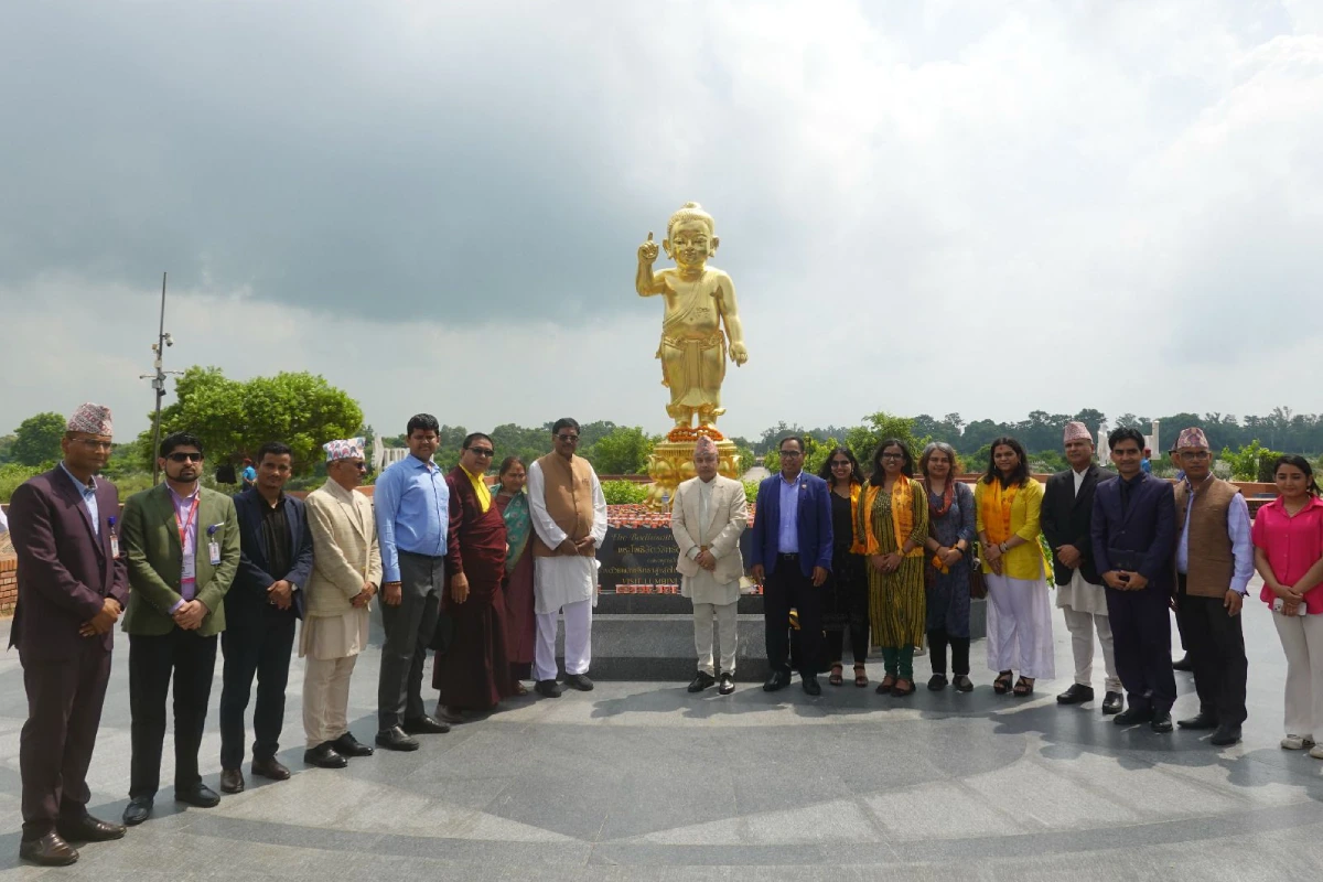 India's Chief Justice Visits Lumbini