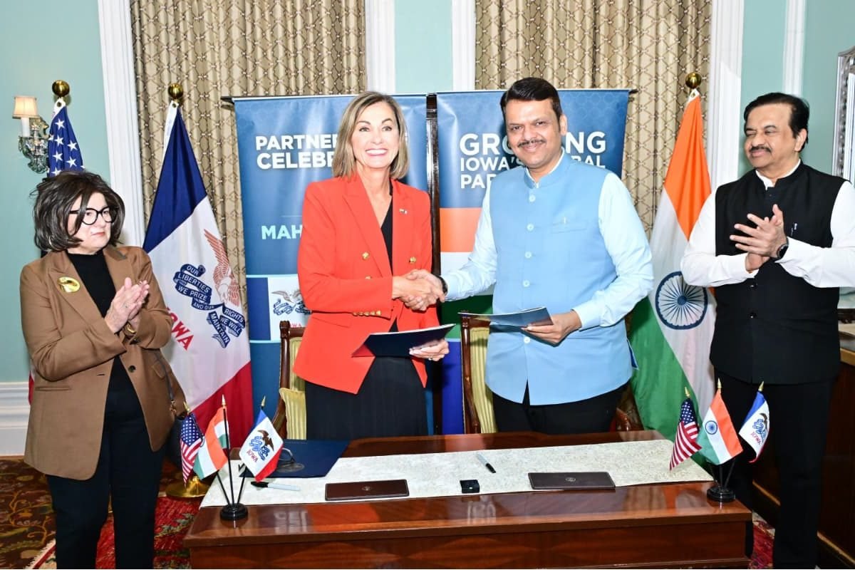 Maharashtra-Iowa Agreement | Devendra Fadnavis News