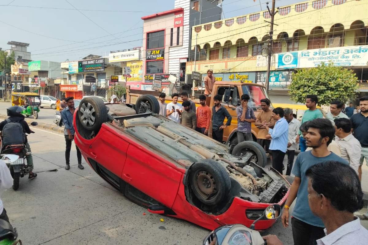 Nagpur Car Accident | Manewada Road Accident News