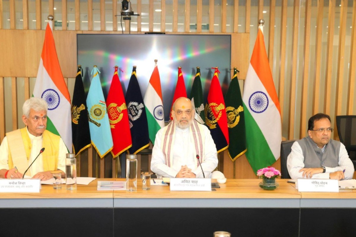 Amit Shah Chairs Jammu and Kashmir Security Review: जम्मू-कश्मीर में आतंकवाद रोधी सुरक्षा समीक्षा
