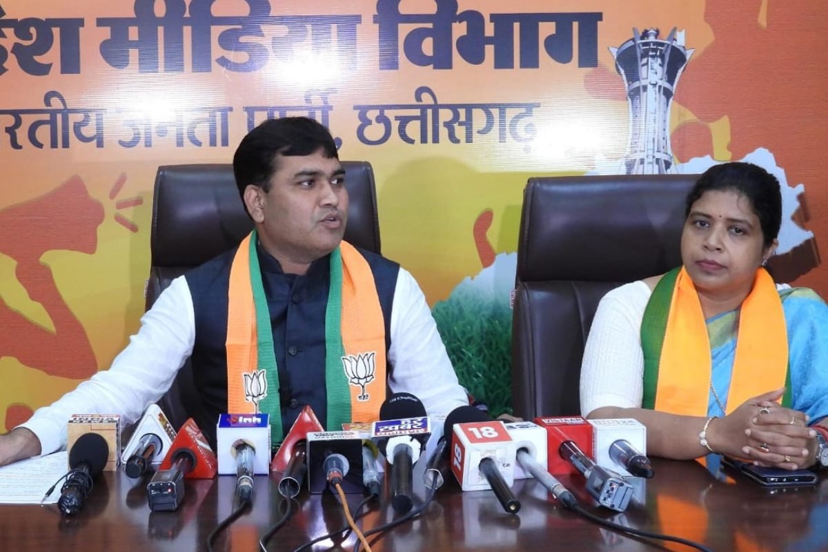 BJP Chhattisgarh 35: Congress Criminal Links - कांग्रेस का हाथ अब अपराधियों के साथ, बोले डॉ. नवीन मार्कण्डेय