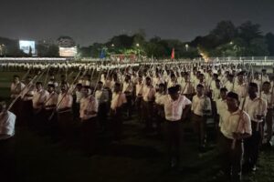 भारत हमेशा हिंदू राष्ट्र रहा है, है और रहेगा: अमरावती में विजयादशमी उत्सव में जे. नंदकुमार ने संघ की विचारधारा और राष्ट्रनिर्माण के संदेश को रेखांकित किया