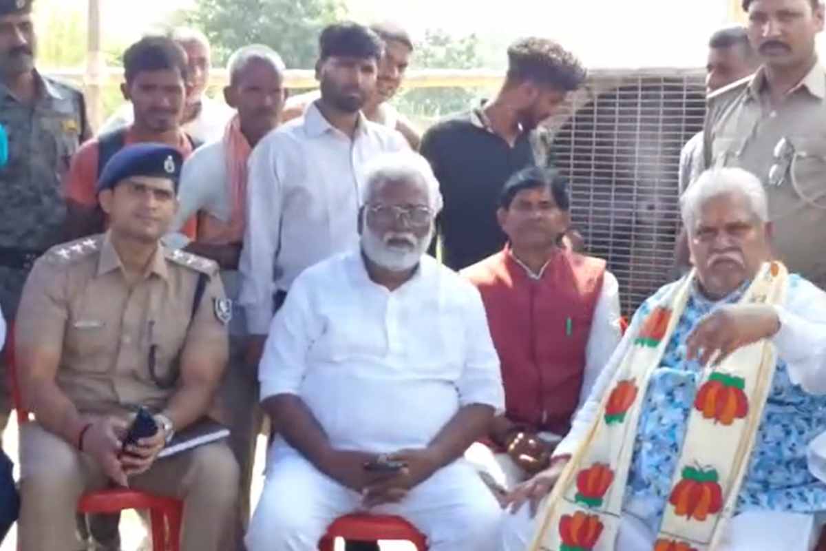 Bodhgaya Magadh Samrat Jarasandh Statue Vandalism
