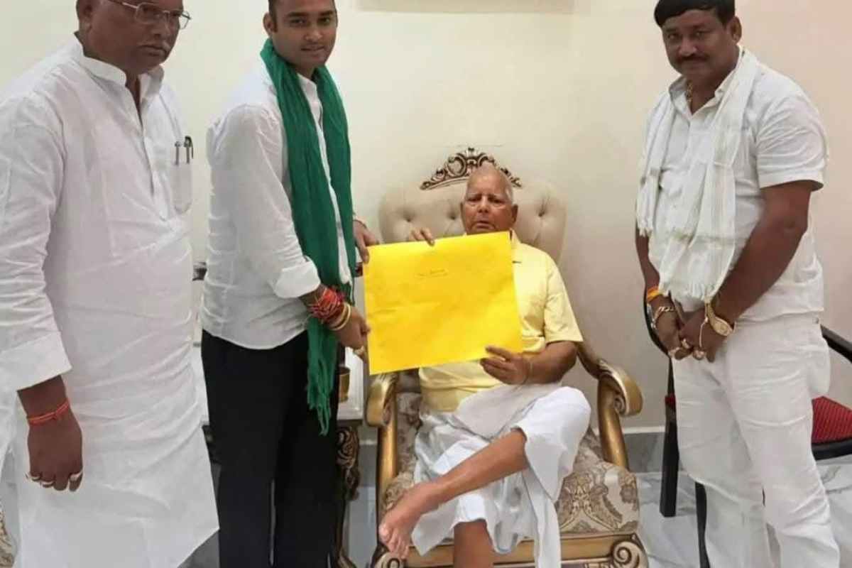 Lalu Prasad Active in Patna