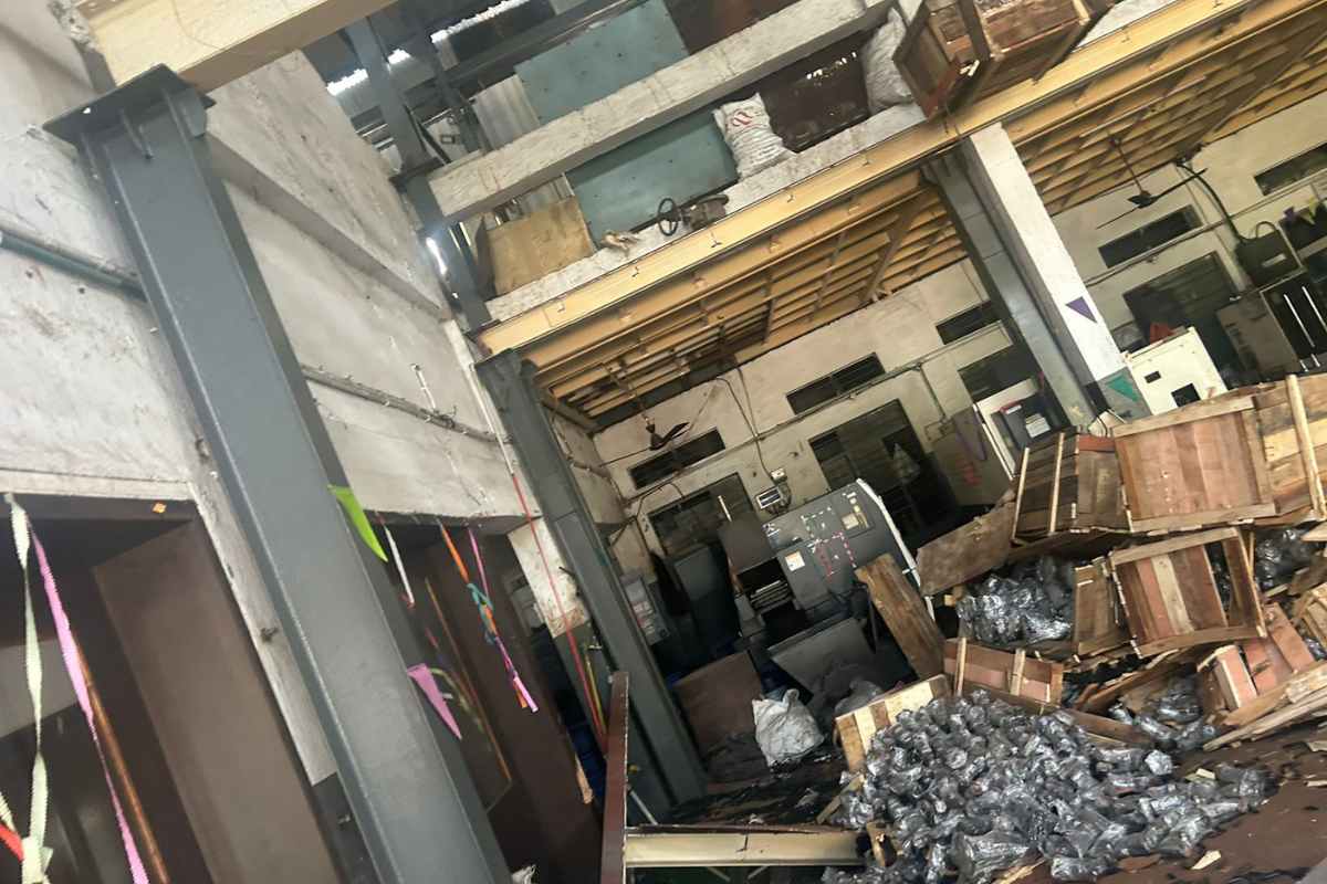 MIDC Factory Ceiling Collapse
