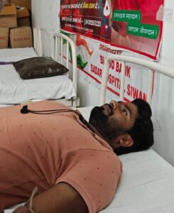 Siwan Blood Donation Camp 2025 – Hundreds Donated Blood on Raktdan Pakhwada Diwas