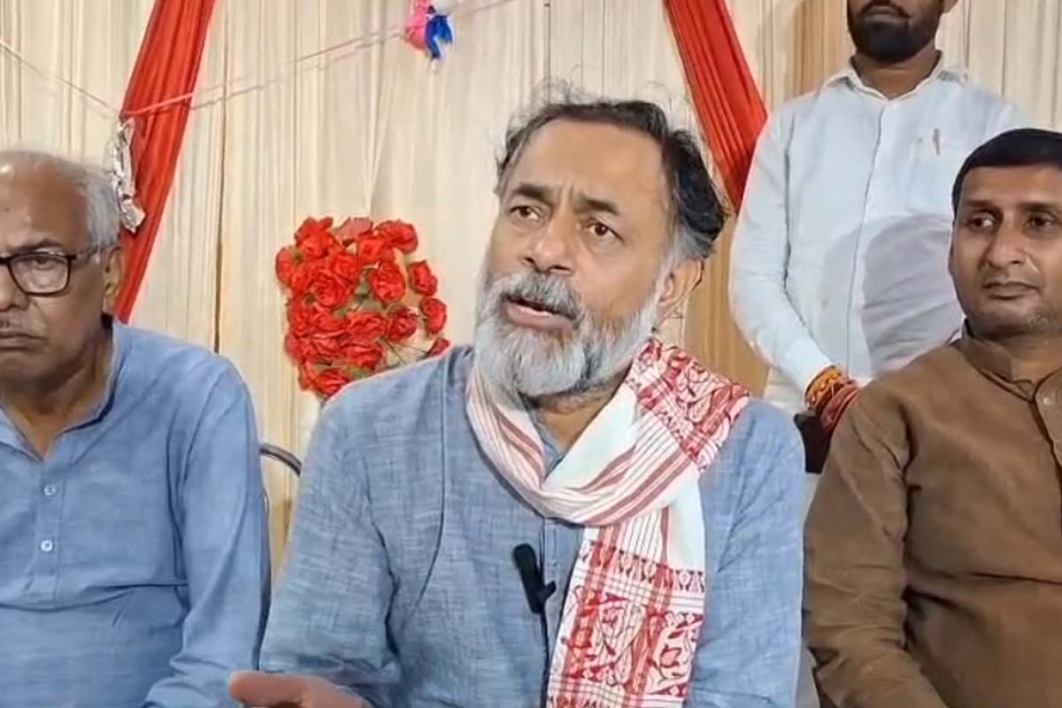 Yogendra Yadav Visit HajiPur