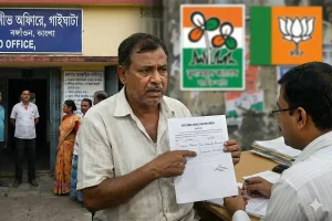 बनगाँव में एसआईआर फ़ॉर्म पर दो अनजान बच्चों का नाम देखकर पिता हैरान, बीडीओ के पास शिकायत